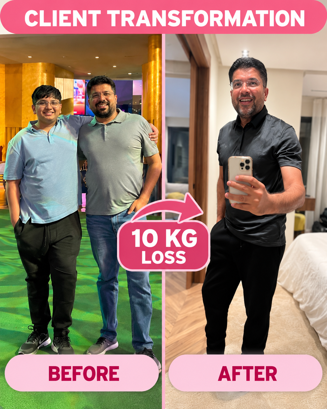 Health coaching client story